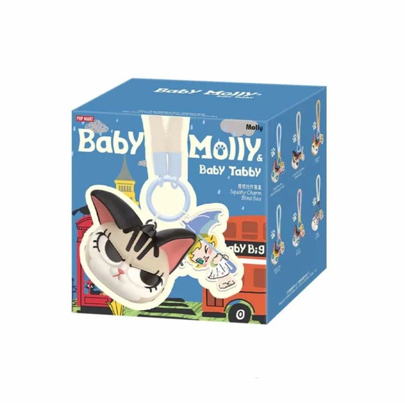 Authentic Unopened Blind box Baby Molly & Baby Tabby Series Squishy Charm - Picture 2 of 7